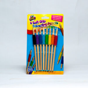Soft Grip Colouring pencils (Pack of 8)