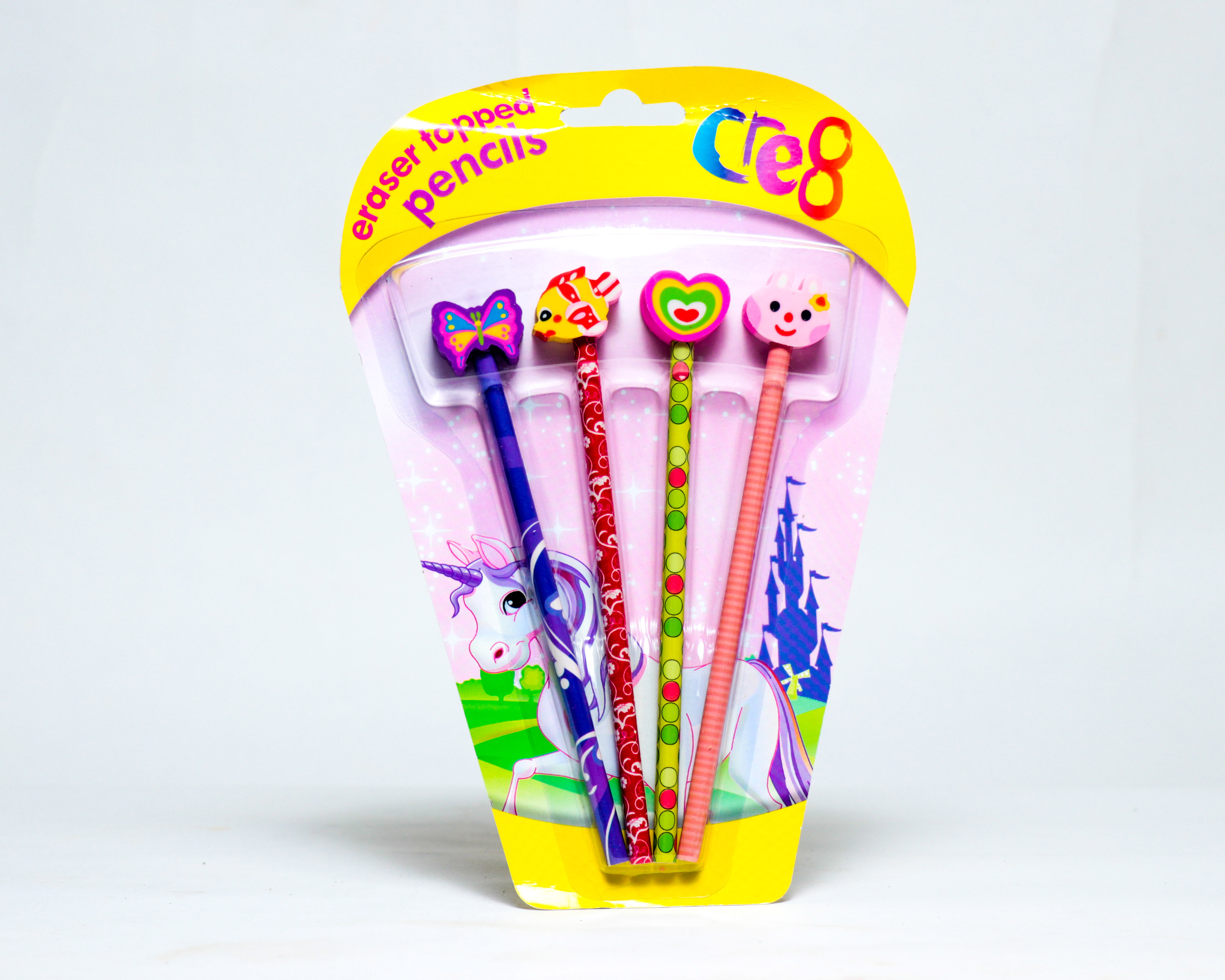 CRE8 Novelty Pencils & Ersaer