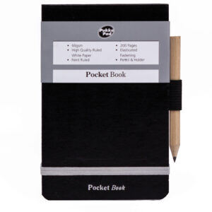 Pukka Pad Memo Book with Pencil and Elasticated Strap A7 (Pack of 3)
